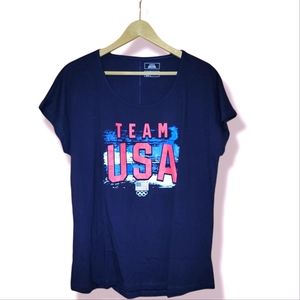 Team USA Olympics Imagine Dolman T-shirt Licensed Team Apparel NWT